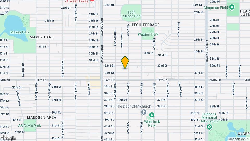 3206 33rd St Map and Location Details