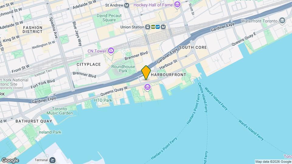 208 Queens Quay W Map and Location Details