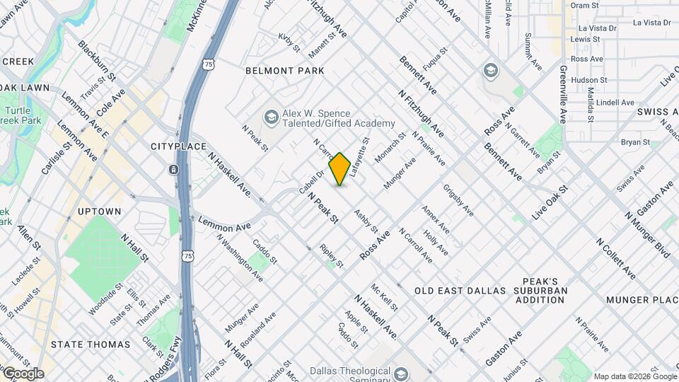 4402 Lafayette St Mapa y Detalles de la Ubicación