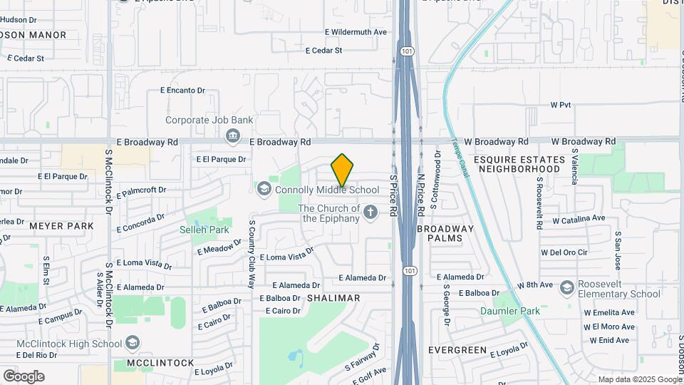 2136 E Broadmor Dr Map and Location Details