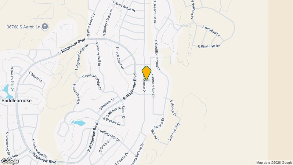 37413 S Golf Course Dr Map and Location Details