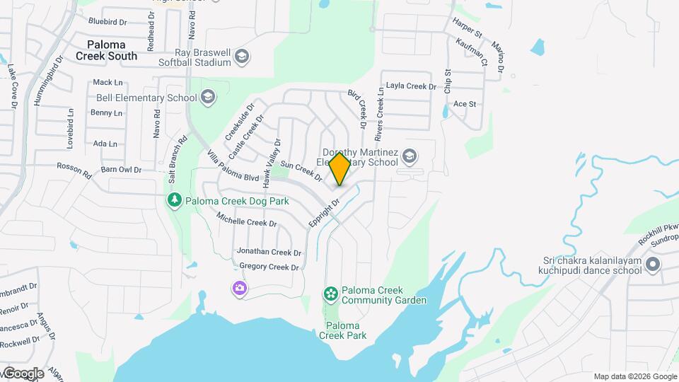 1029 Bird Creek Dr Map and Location Details