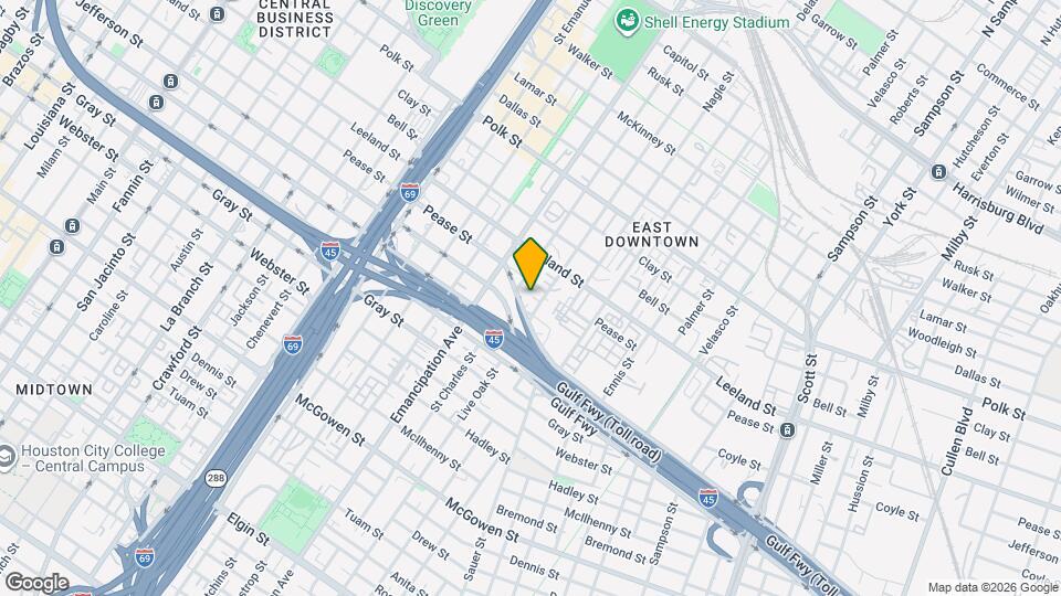 1720 Live Oak St Map and Location Details