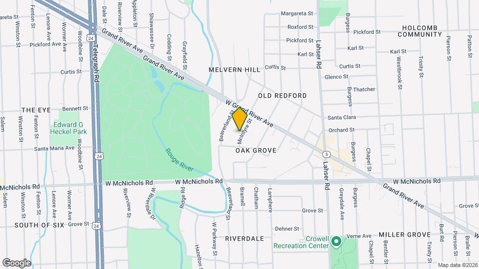 17355 McIntyre St Mapa y Detalles de la Ubicación