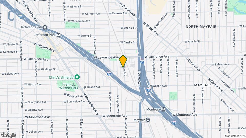 4702 N Lamon Ave Map and Location Details