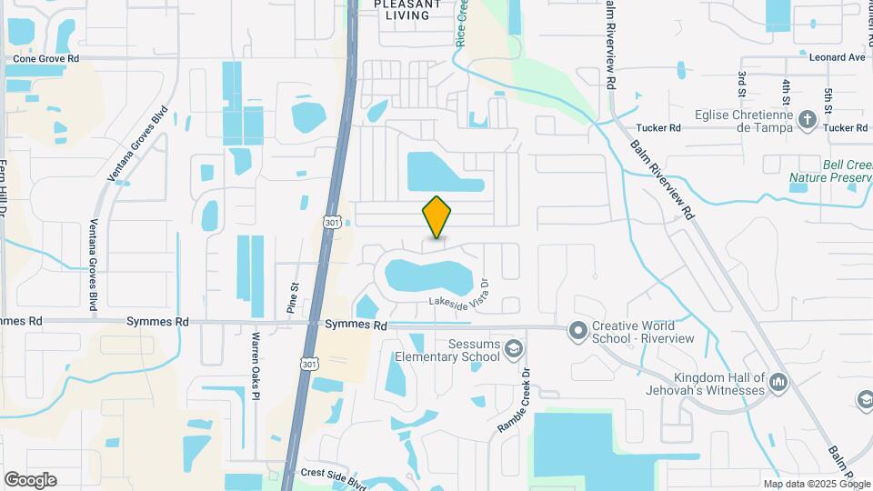 10517 Lakeside Vista Dr Map and Location Details