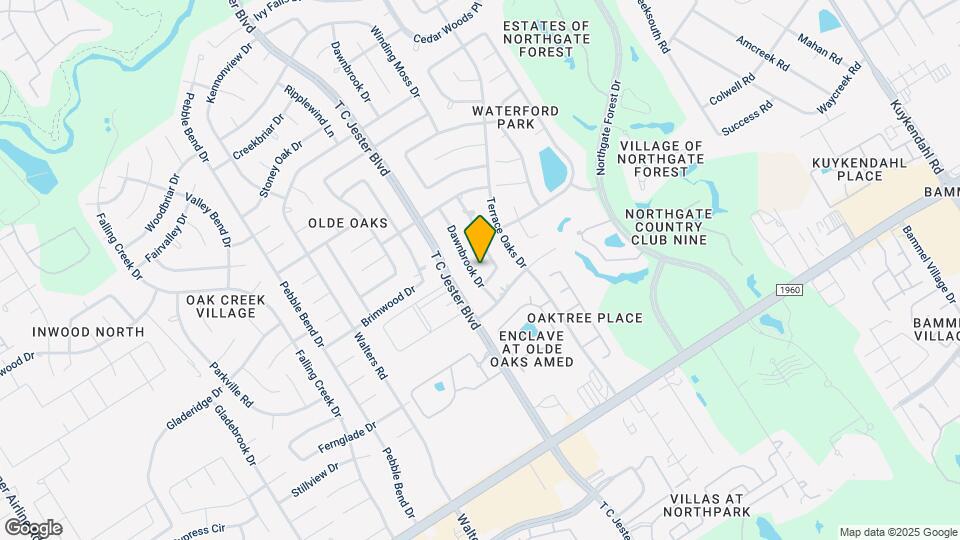 15106 Dawnbrook Dr Map and Location Details