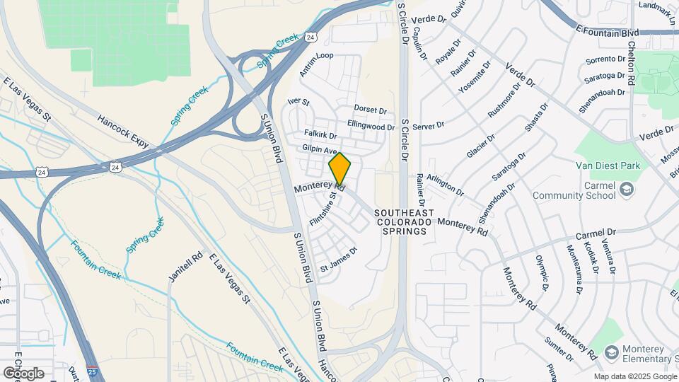 1577 Monterey Rd Map and Location Details