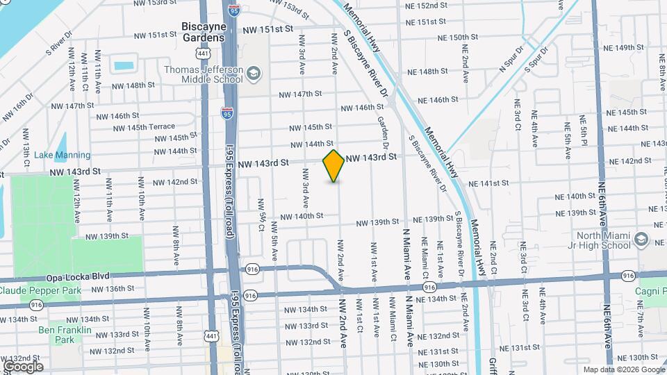 14120 NW 2nd Ave Mapa y Detalles de la Ubicación