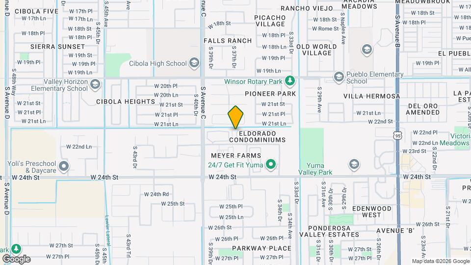 2212 S 37th Dr Map and Location Details