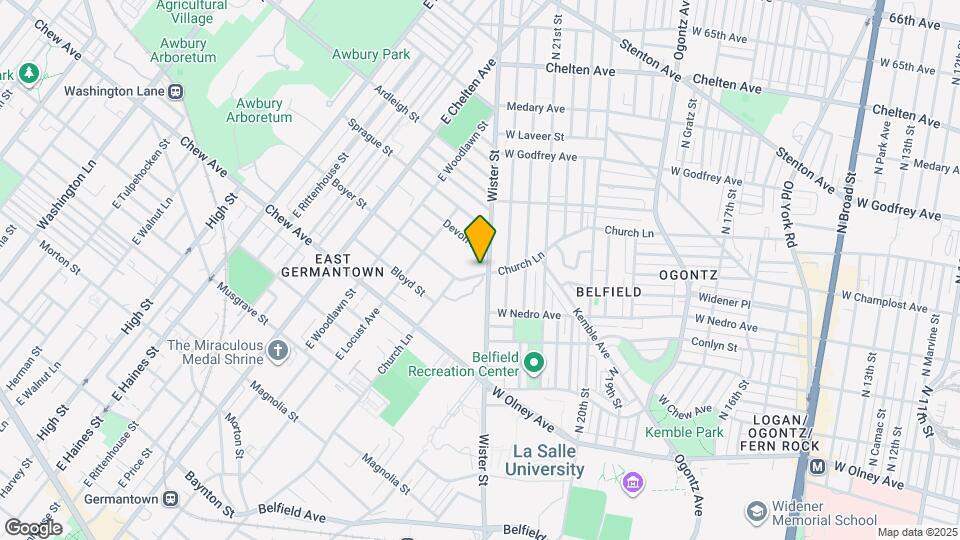 937 Church Ln Map and Location Details