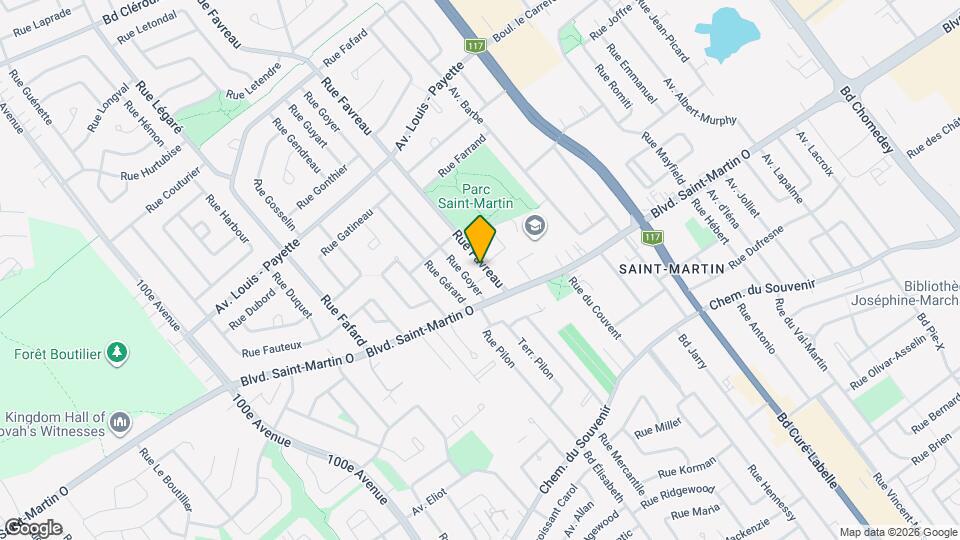 1774-1780 Favreau St Map and Location Details