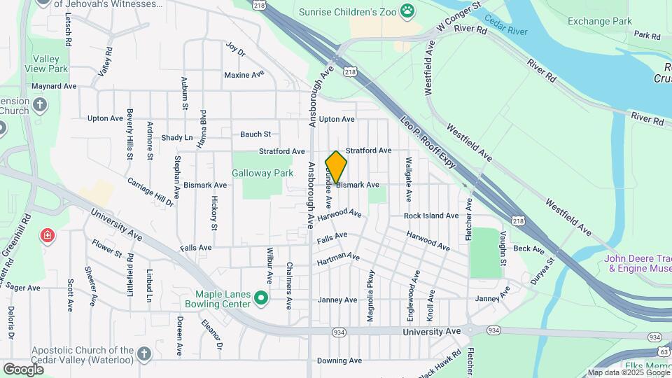 717 Bismark Ave Map and Location Details