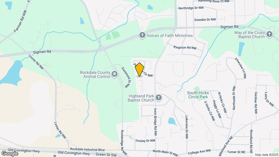 1219 Creek Forest Ct NW Map and Location Details