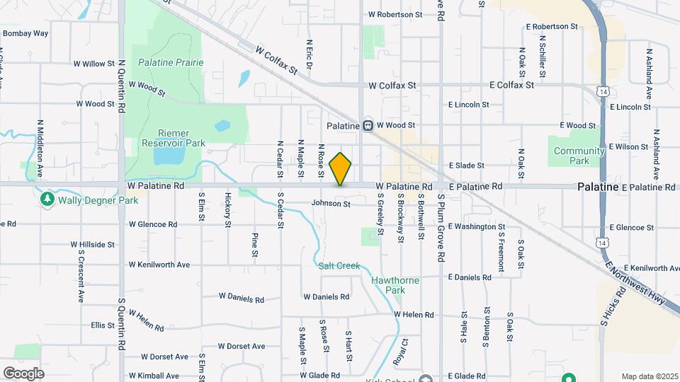 229 W Palatine Rd Map and Location Details