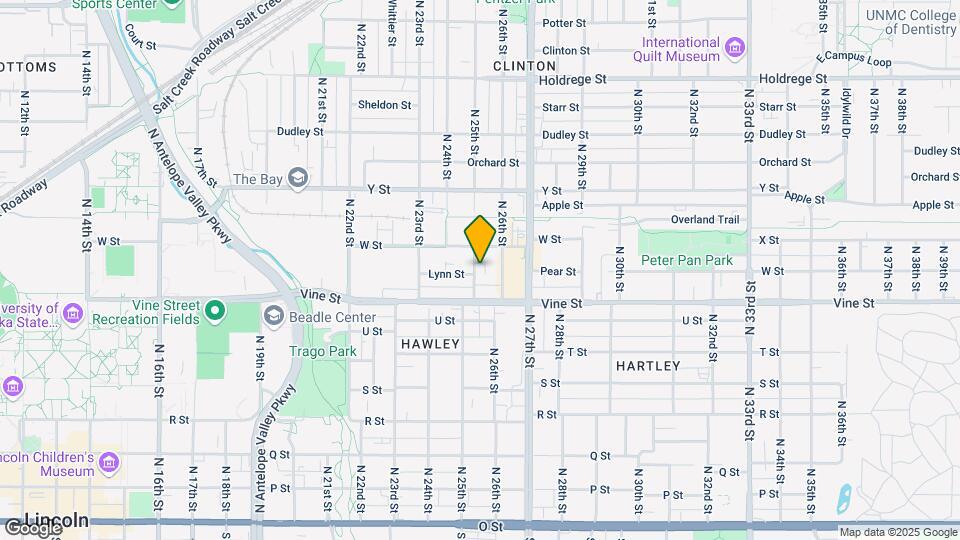 870 N 25th St Mapa y Detalles de la Ubicación