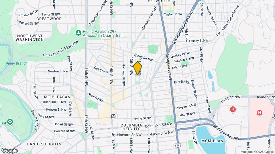3532 11th St NW Map and Location Details