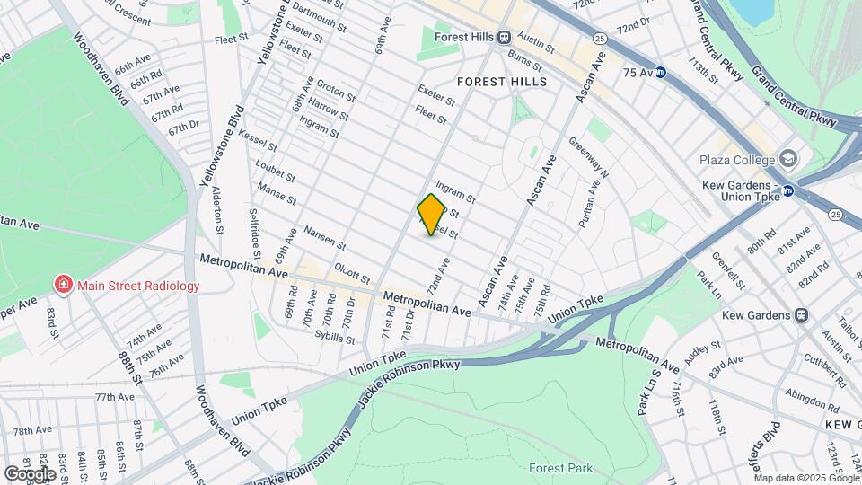 71-35 Loubet St Map and Location Details