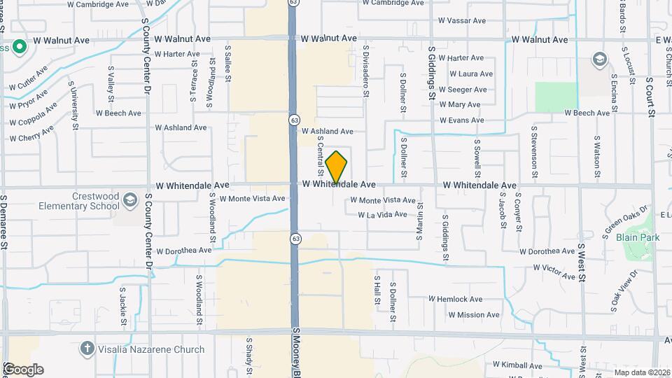1823 W Whitendale Ave Map and Location Details