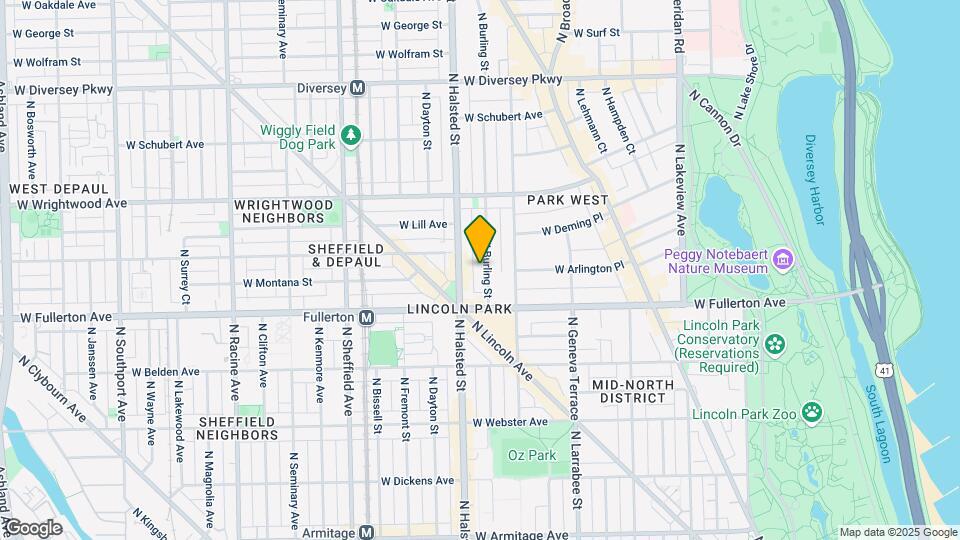2438 N Burling St Map and Location Details