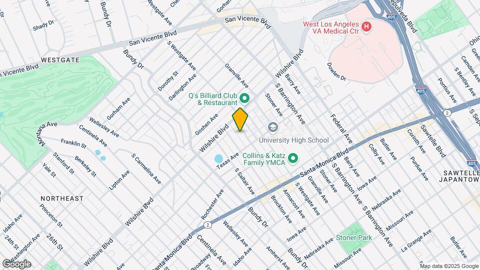 1237 Armacost Ave Mapa y Detalles de la Ubicación