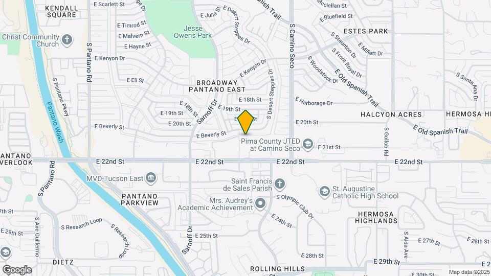 8519 E Seabury Ct Mapa y Detalles de la Ubicación