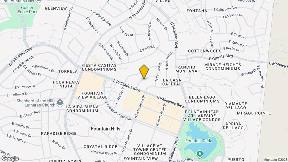 16637 E Almont Dr Map and Location Details