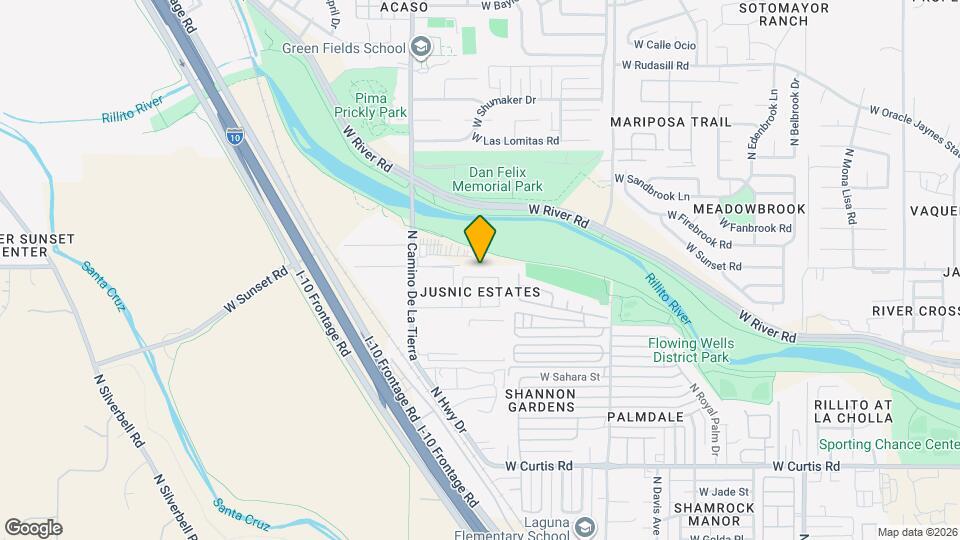 3171 W Jusnic Cir Map and Location Details