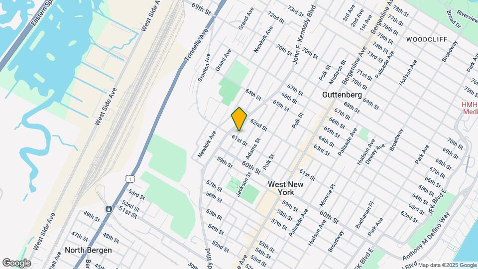 6116 Washington St Map and Location Details