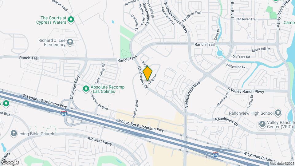 1273 Tioga Dr Map and Location Details