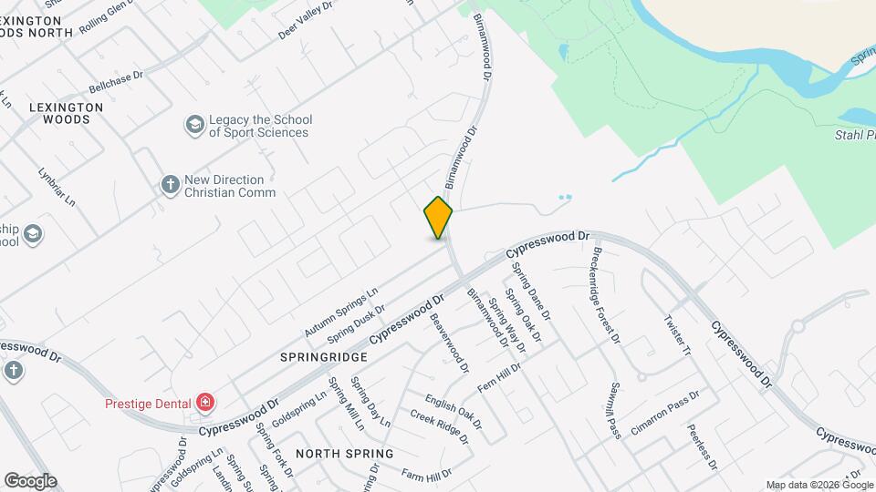 2839 Autumn Springs Ln Map and Location Details