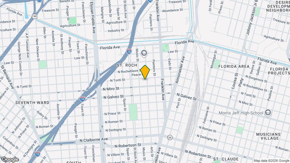 2228 Arts St Map and Location Details