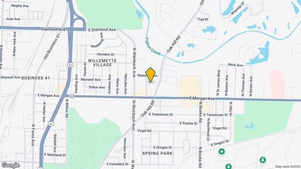 1713 N Spring St Map and Location Details