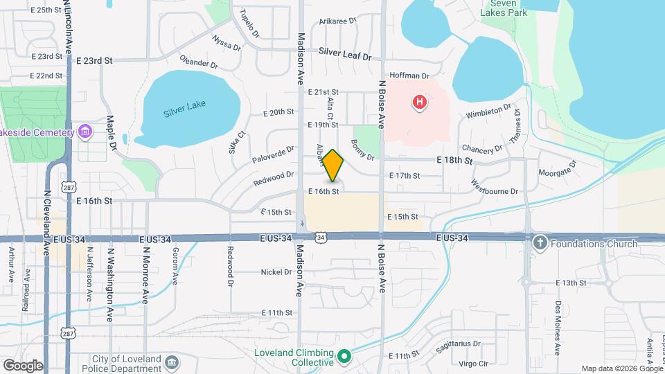 1321-1323 E. 16th St. Map and Location Details