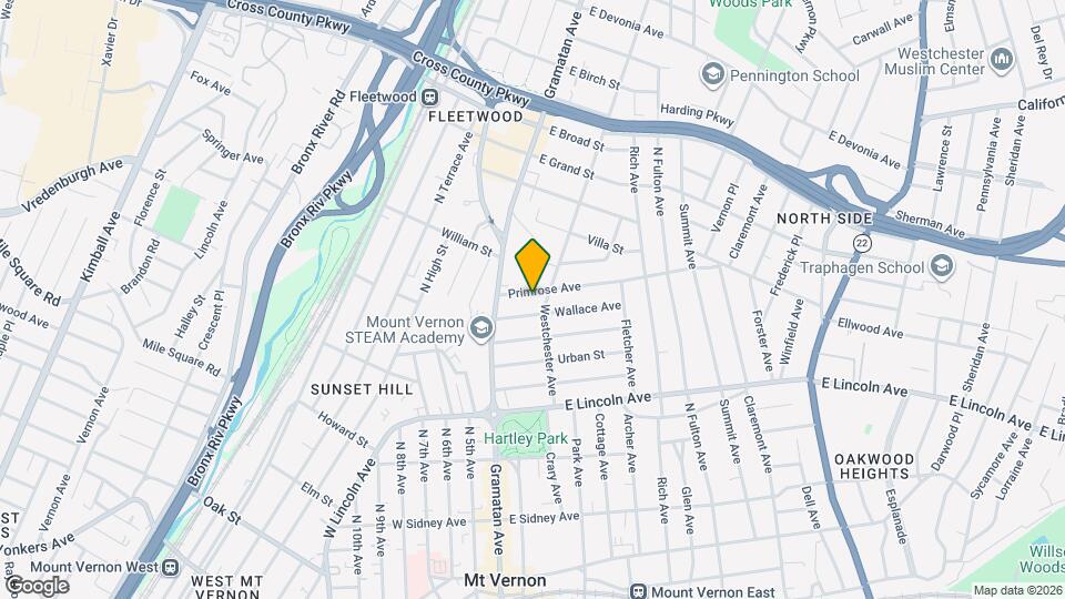 28 Primrose Ave Map and Location Details