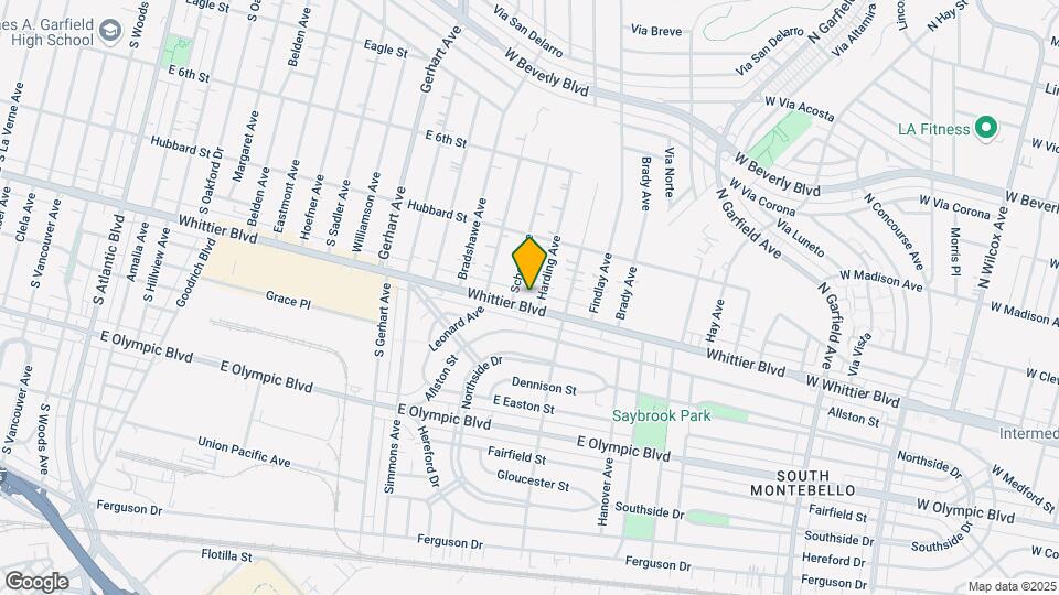 6015 Whittier Blvd Map and Location Details