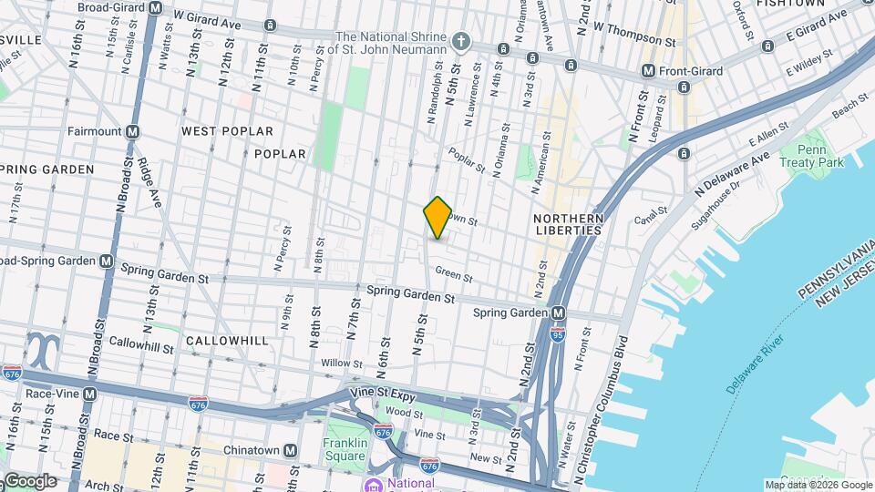 444 Fairmount Ave Map and Location Details