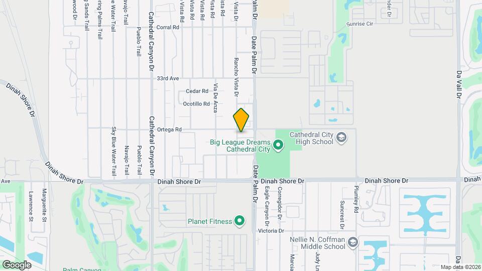 33550 Rancho Vista Dr, Unit # B Map and Location Details