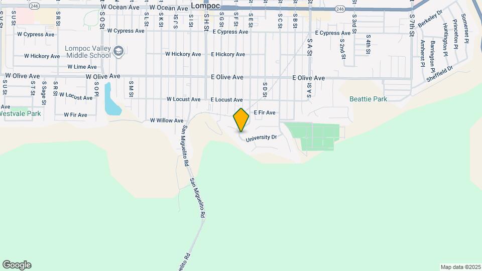 620 University Dr Map and Location Details
