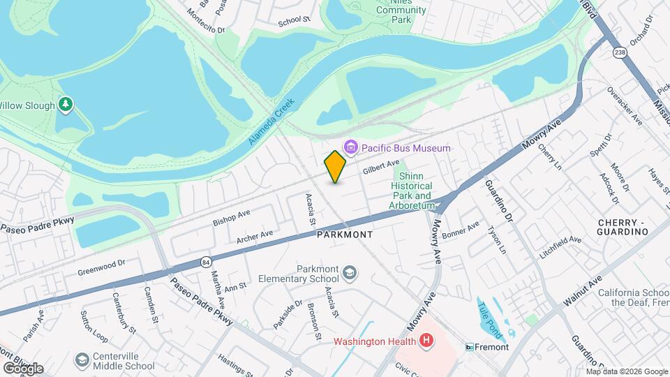 1554 Gilbert Pl Map and Location Details