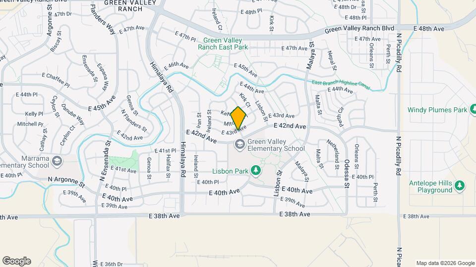 20662 E 43rd Ave, Unit 412 Map and Location Details