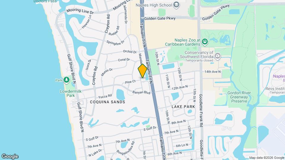 1390 Mandarin Rd Mapa y Detalles de la Ubicación
