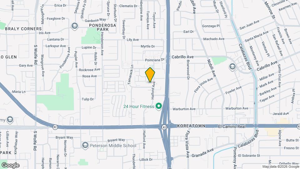3765 Tamarack Ln Map and Location Details