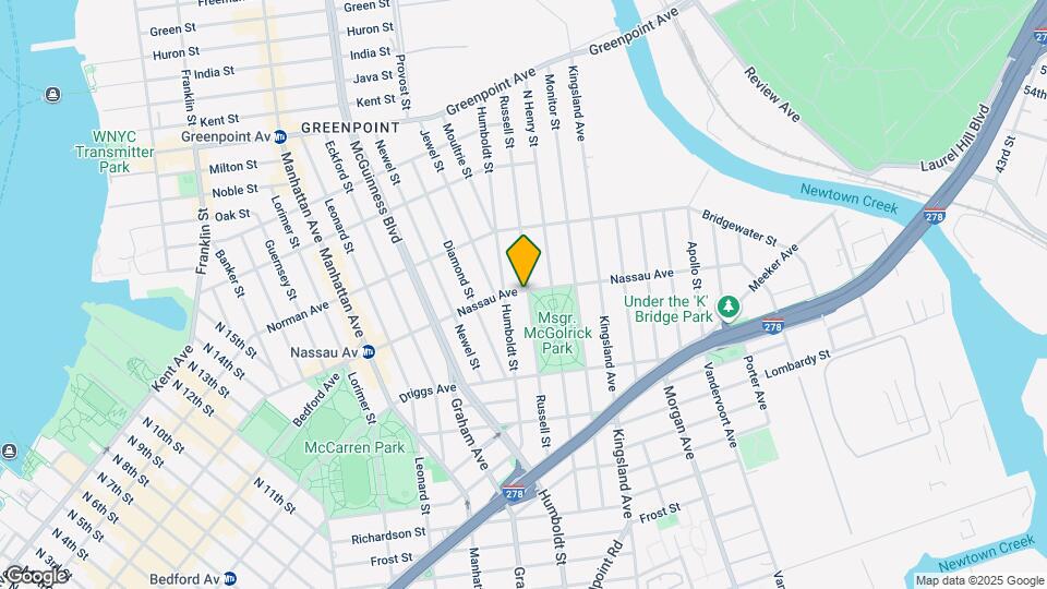 204 Nassau Ave Mapa y Detalles de la Ubicación