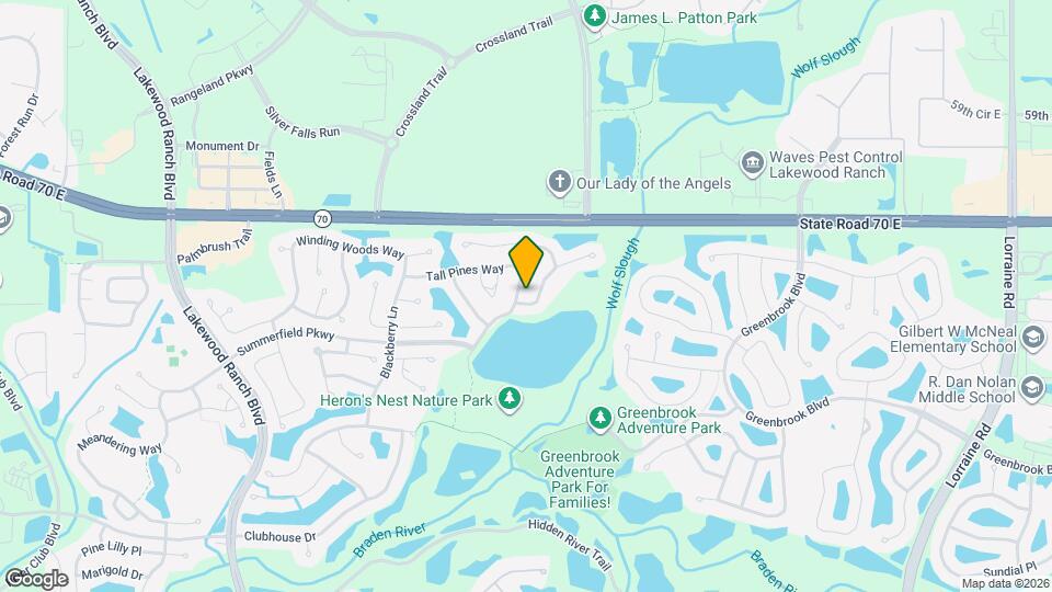 12709 Nightshade Pl Map and Location Details