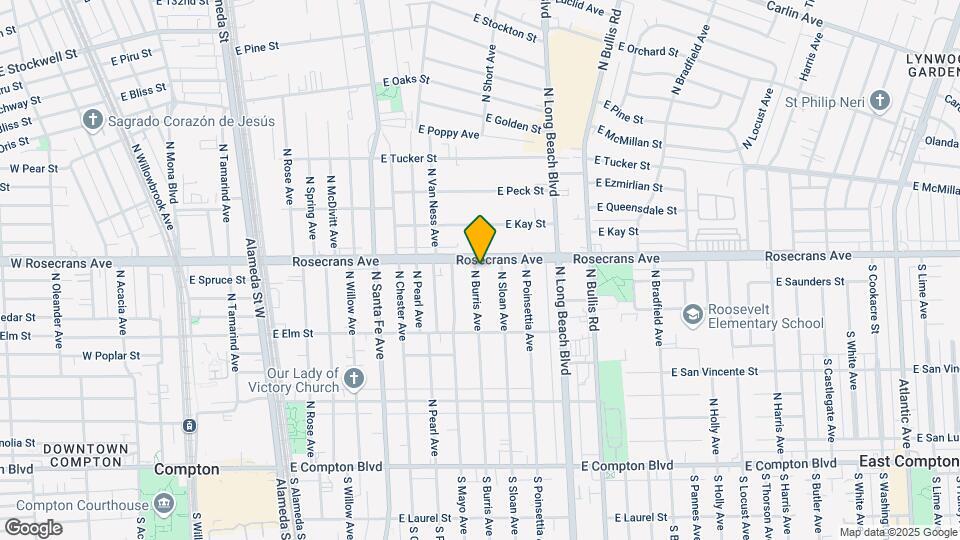 1008 N Burris Ave Mapa y Detalles de la Ubicación