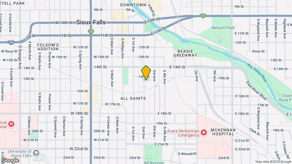 718 S 2nd Ave Map and Location Details