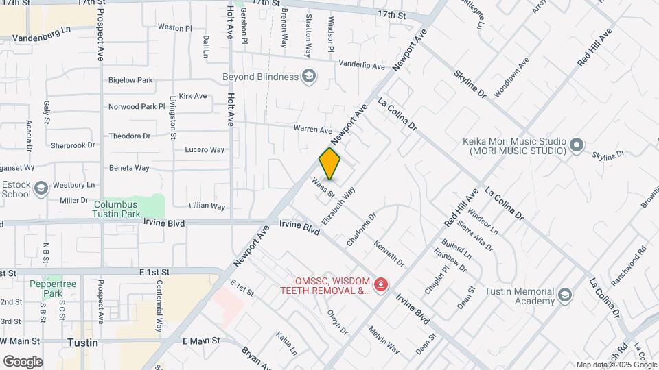 1081 Wass St Map and Location Details