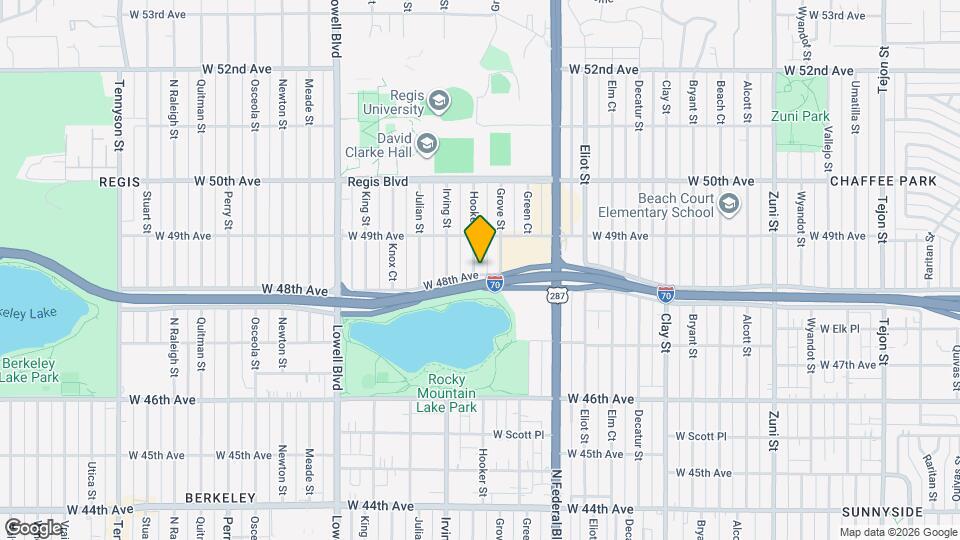 4832 Hooker St Map and Location Details