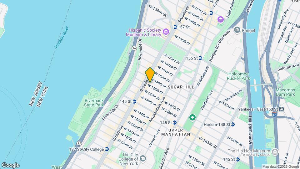 557 W 148th St Mapa y Detalles de la Ubicación
